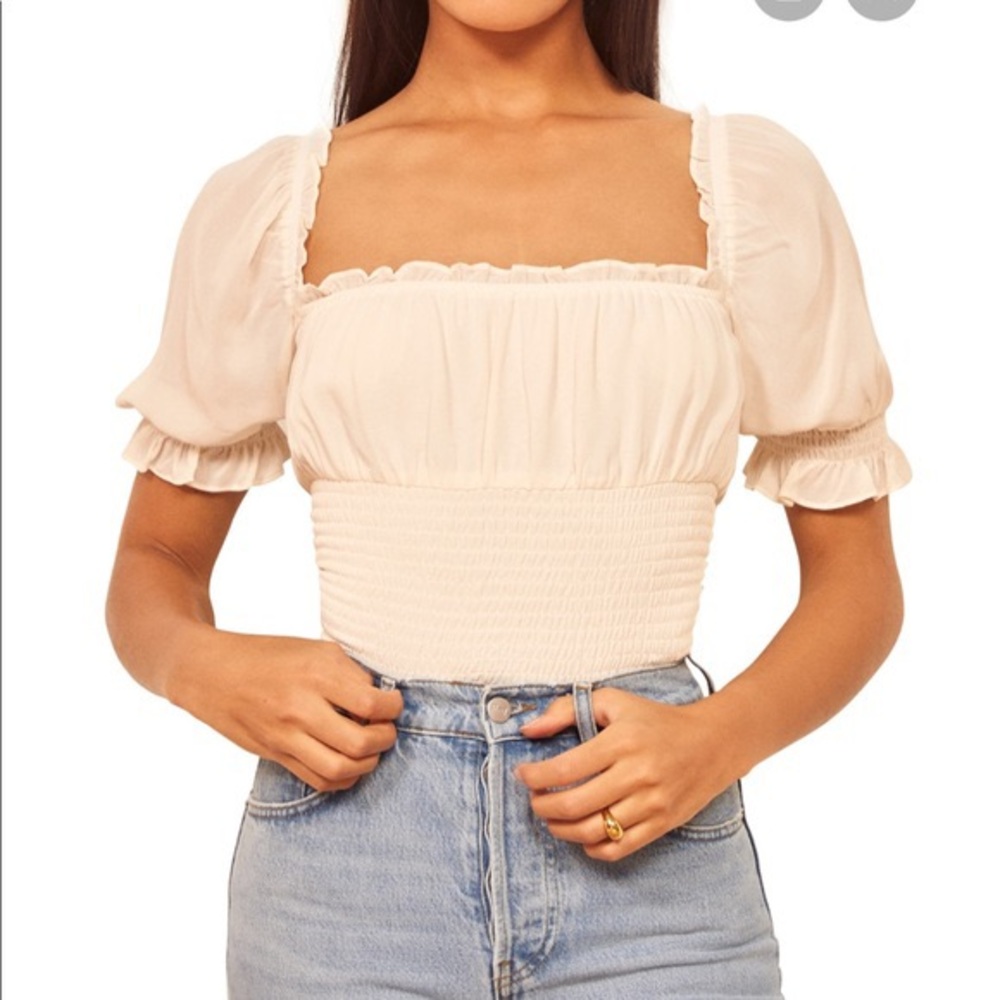 NWOT Reformation Sadey Top